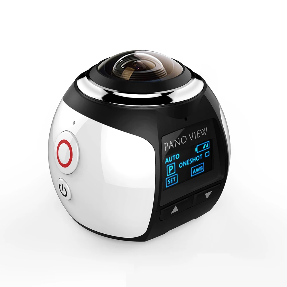 

Easy Operation Sports Camera VR Waterproof Anti-shake HD 4K WIFI 360 Degree Panoramic Wide Angle Mini DV