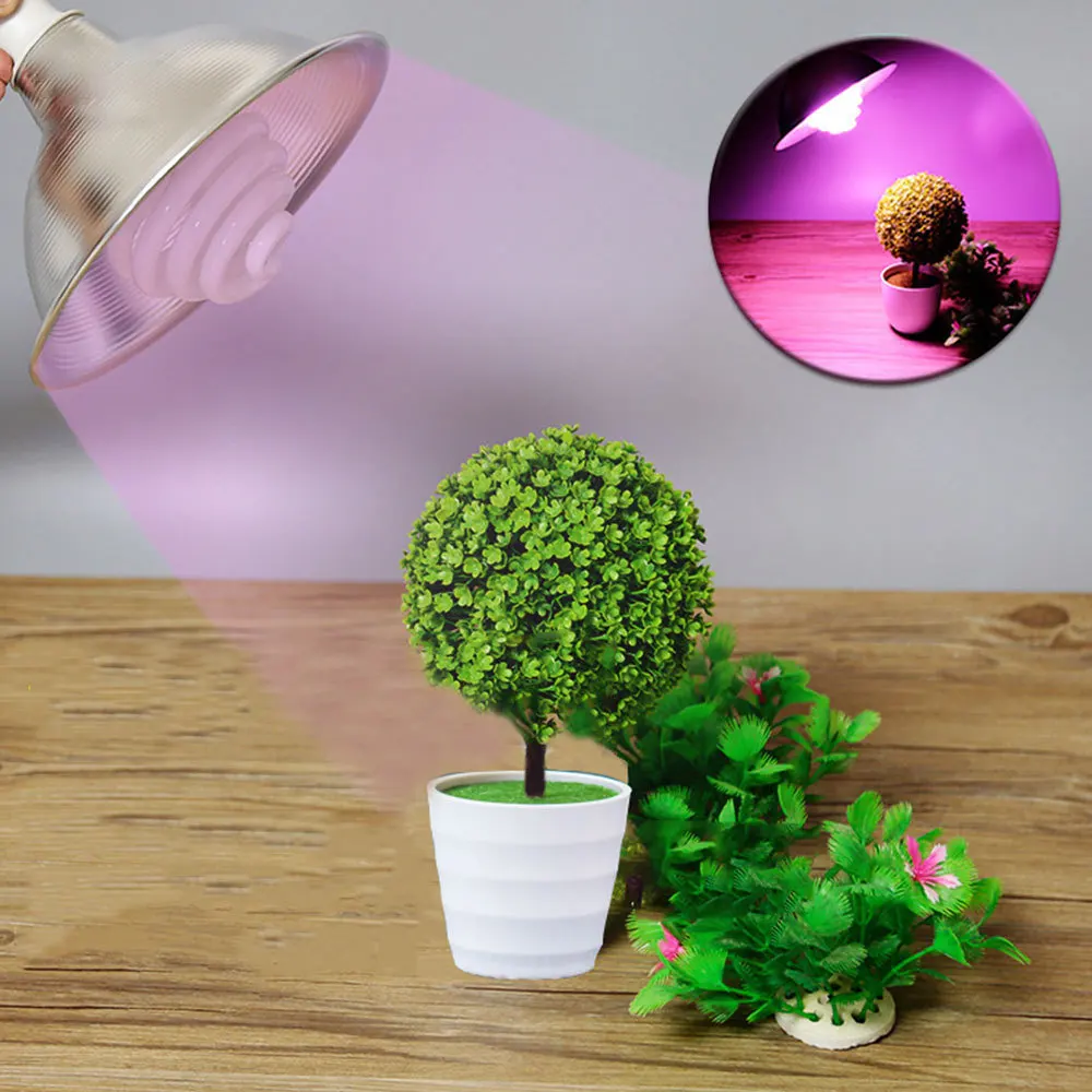 Full Spectrum Plant Grow LED Light E27 Bulbs Lighting for Flower Greenhouse new
