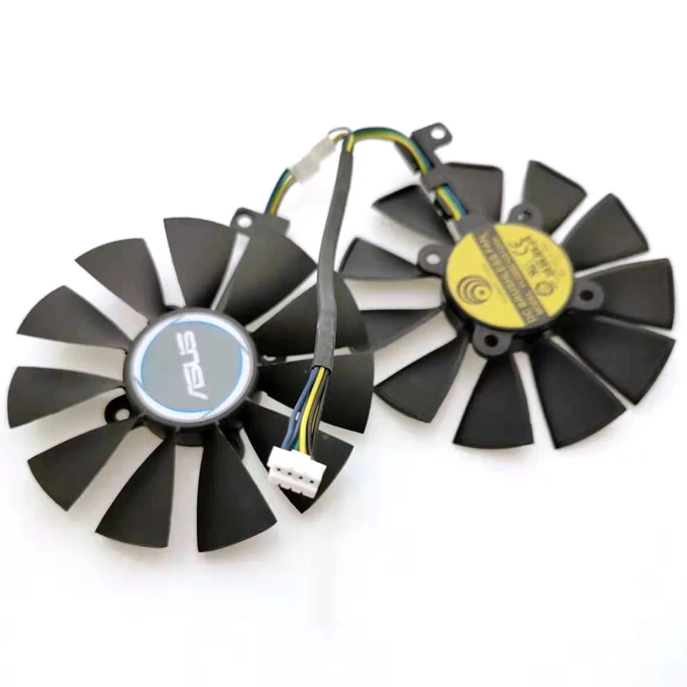 Вентилятор VGA PLD09210S12HH для видеокарты ASUS GTX1050TI/GTX1060/GTX1070/RX480 12 В 0 4 А 87 мм | Компьютеры