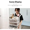 Plastic Storage Container with Stickers, Organizer for Cosmetics, Jewelry Box, 1 Layer, 2 Layer, 3 Layer 5