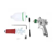Пневматический Аэрограф высокого распыления масляной живописи распылитель 1,2 мм Калибр с 250 мл кружка Аэрограф Комплект