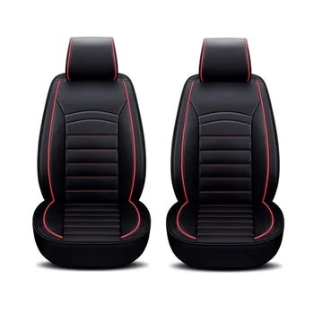 

Auzan 1PC/2PCS Car Front Seat Cushion Cover Non-Slip Protector Mat Waterproof PU Leather Sweatproof Auto Interior Accessories
