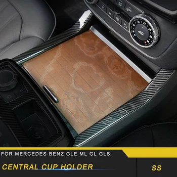 

For Mercedes Benz GLE ML GL GLS Auto Car Center Console Rear Panel Vent Frame Cover Trim Sticker Interior Accessories