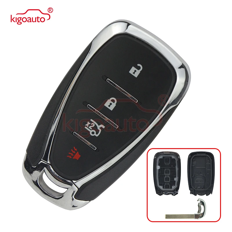 

Kigoauto HYQ4EA Smart key case for 2017 Chevrolet Camaro Malibu 3+1 button