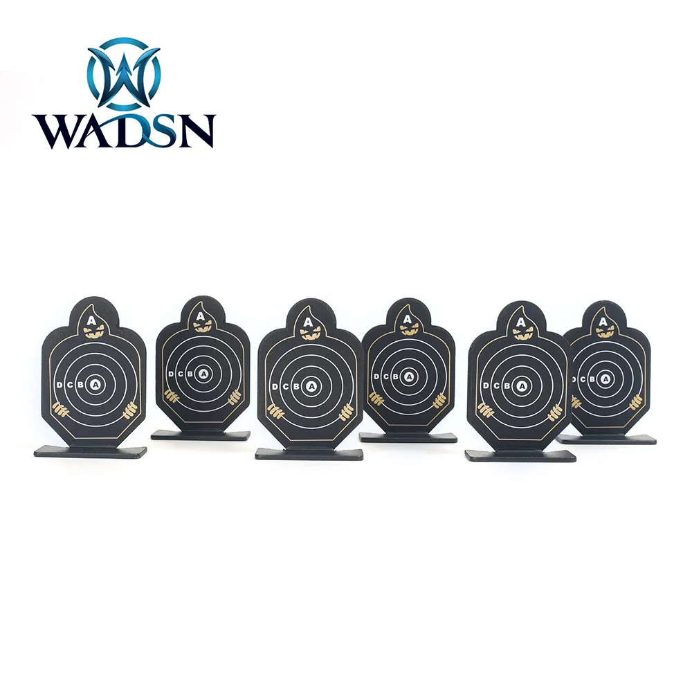 WADSN 6pcs/pack Tactical A Target Practice Shooting Airgun Metal Military Tranning Paintball Accessories | Спорт и развлечения