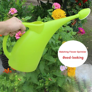 

2L Potted Home Patio Practical Ecofriendly Kettle Plant Sprinkler Gardening Watering Can Tool Long Mouth Handle With Shower