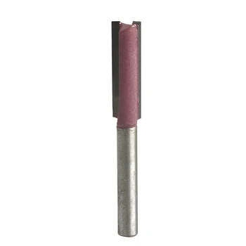 

1/4 "Shank 3/8" Blade Woodworking Double Flutes Straight Router Bit Cutter New