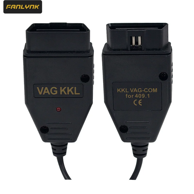 OBD2 USB VAG-COM 409.1 Vag Com KKL Adapter Connector Cable Scanner Interface For VW Audi Seat Volkswagen Skoda Diagnostic Tool best car battery tester