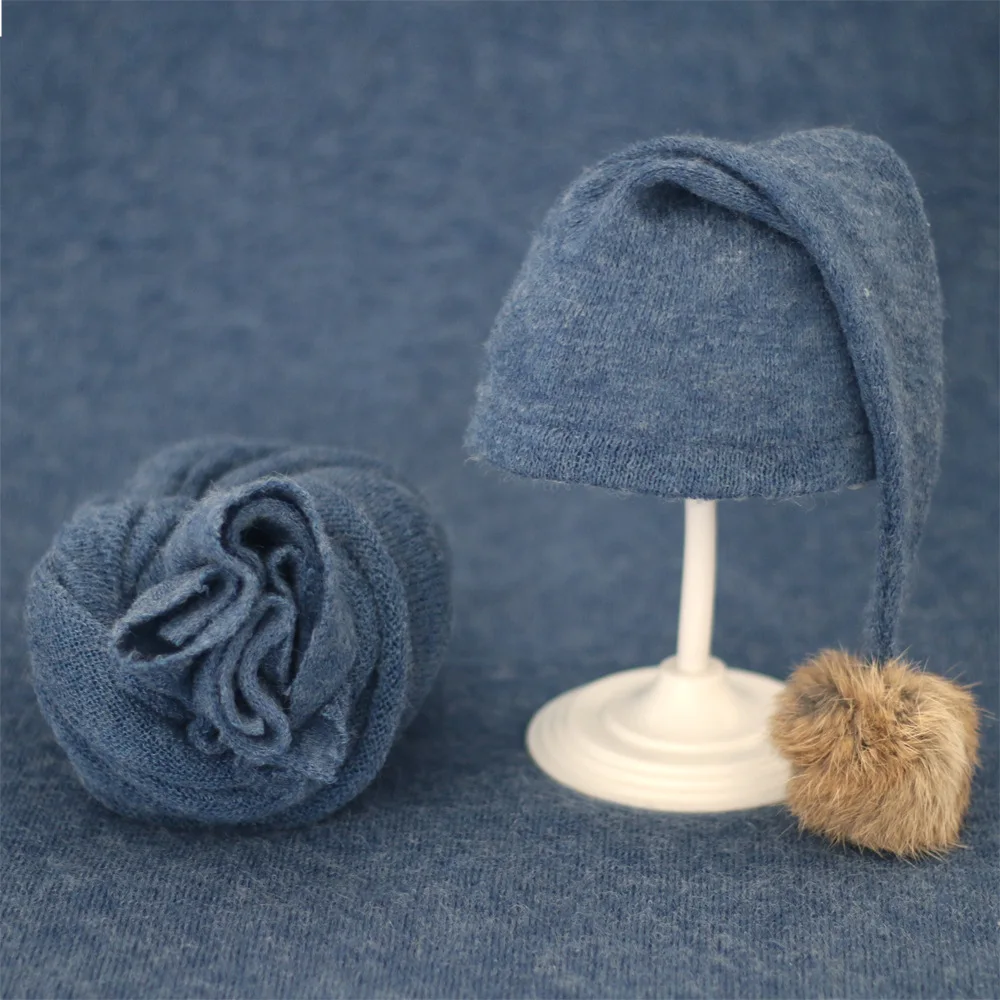 2 шт./комплект мягкие пеленки с шапкой для новорожденных мальчиков и