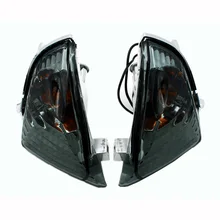 Przydymione soczewki tylny kierunkowskaz LED lampka ostrzegawcza kompatybilny z Suzuki GSXR600 GSXR750 K6 2006-2007 GSXR1000 K5 2005-2006