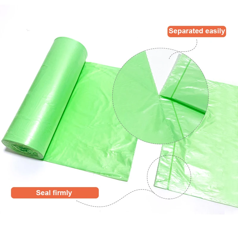 Sacchetti di immondizia biodegradabili prodotti ecologici usa e getta per cestino casa e cucina cestino compostabile buona famiglia