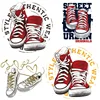 Iron on transfer for clothing vinyl iron on transfer cool sport shoes logo patch badge patch stickers on clothes print applique ► Photo 1/6