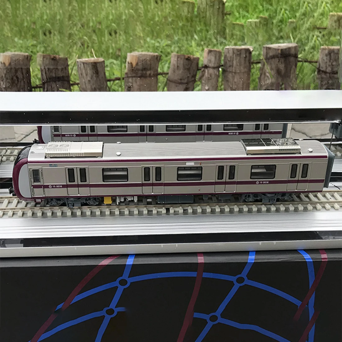 1: 87 строительство поезда метро сцена песочного стола Модель поезда-Тип A/B/C