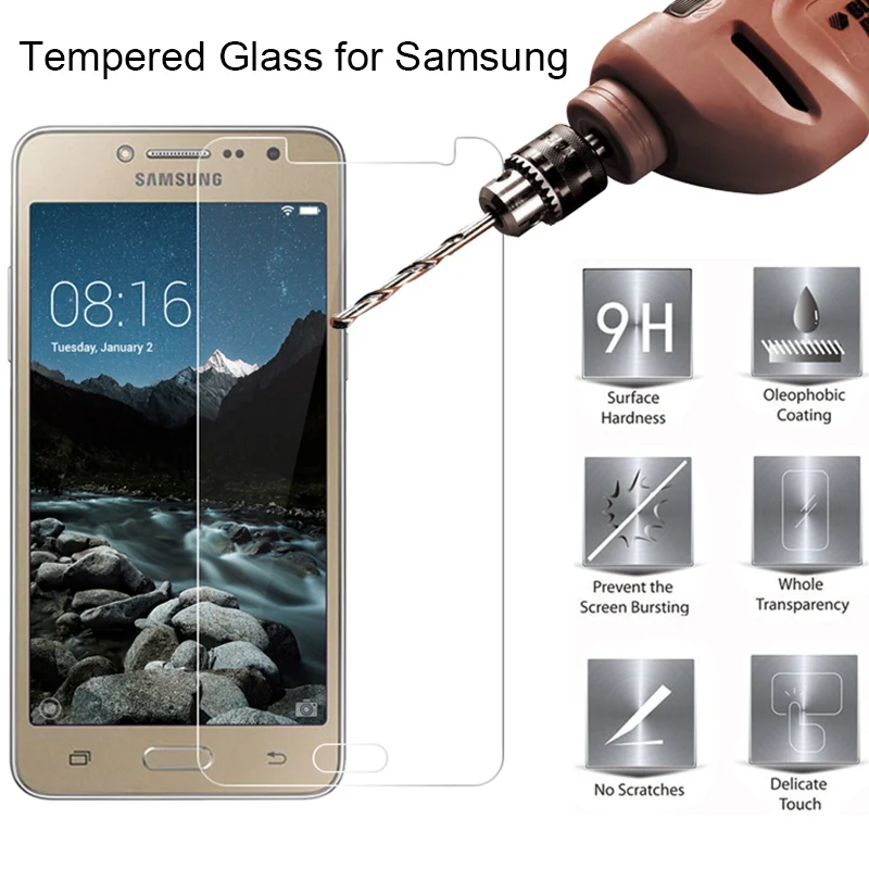 1pcs/2pcs Protective Glass for Samsung J2 Pro 2018 Core Grand Prime 9H Tempered Glass Screen Protector Film for Samsung J1 Mini afbeelding