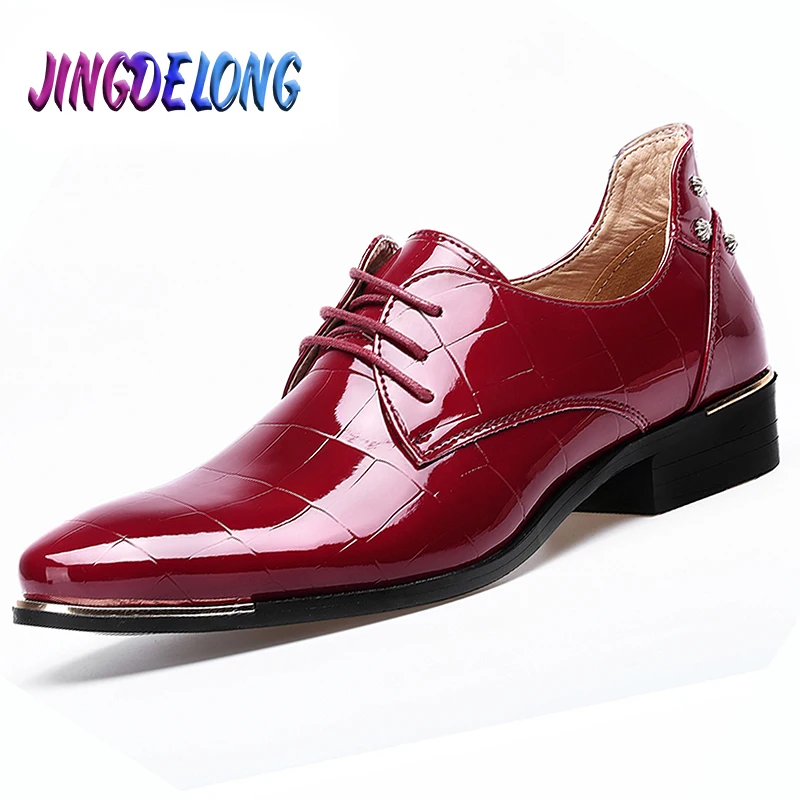 zapatos rojos hombre vestir
