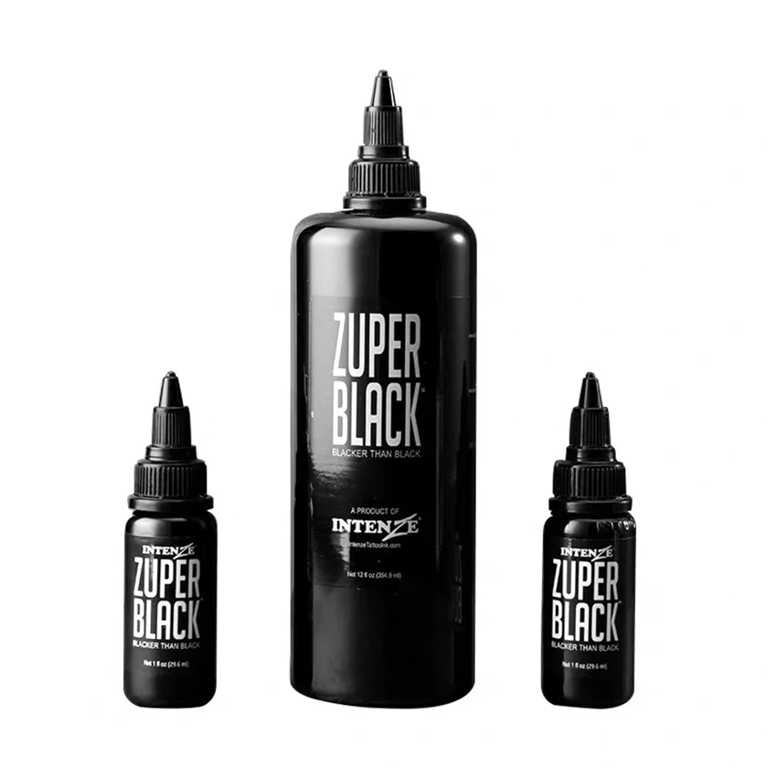Tattoo Ink Tattoo Ink Pigment (30ML/60ML/120ML/360ml) Tattoo Ink Bottle Zuper Black Tattoo Pigment Paint Paint