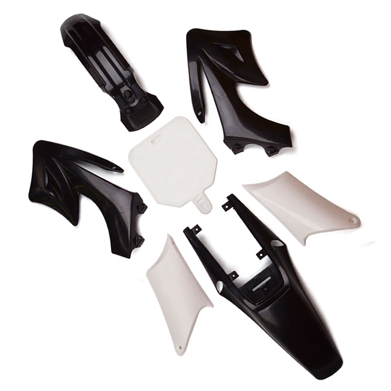 TDPRO For Apollo black plastics fender kit Complete Motorcycle Fender Kit 125cc 150cc Thumpstar Atomik Orion |