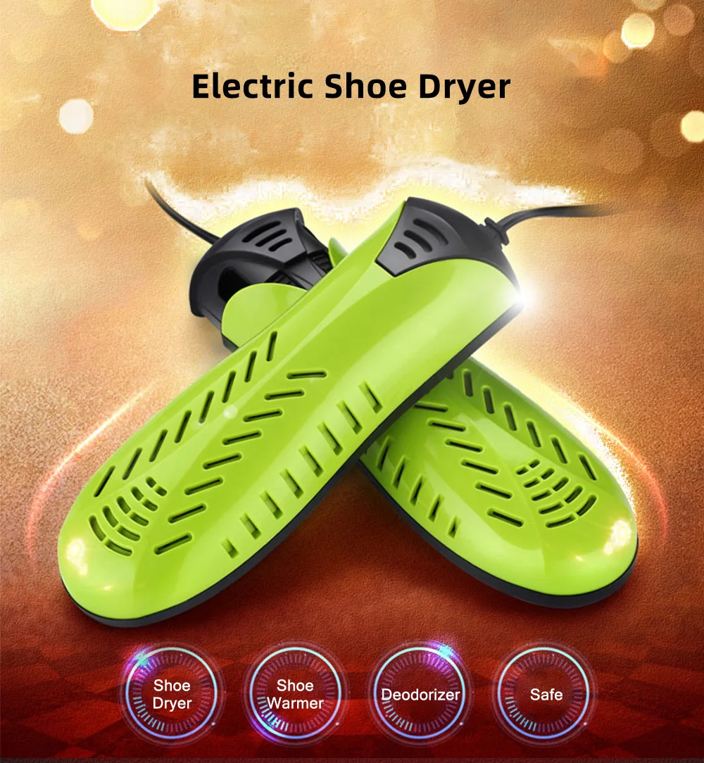 

Electric Shoes Dryer Deodorization Warming Drying Device Portable MultiFunction Shoes Drier Heater Sterilization Dehumidify