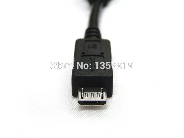 100pcs/lot Black Micro USB Host Cable OTG 10cm 5Pin Mini Usb Cable for Tablet PC Mobile Phone MP4 MP5 Smart Phone