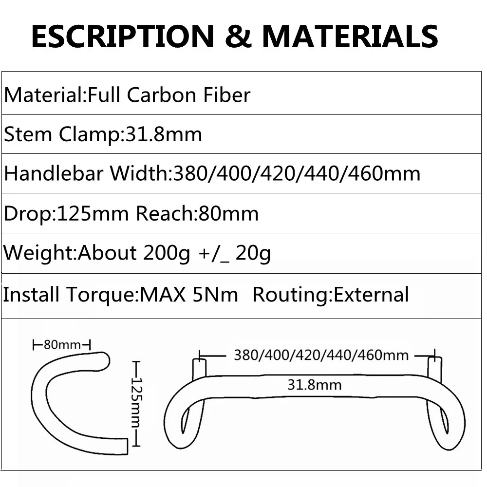 FCFB ü ź     ڵ  Ŭ Ʈ  ʺ 380/400/420/440/460mm  Ŭ 31.8mm