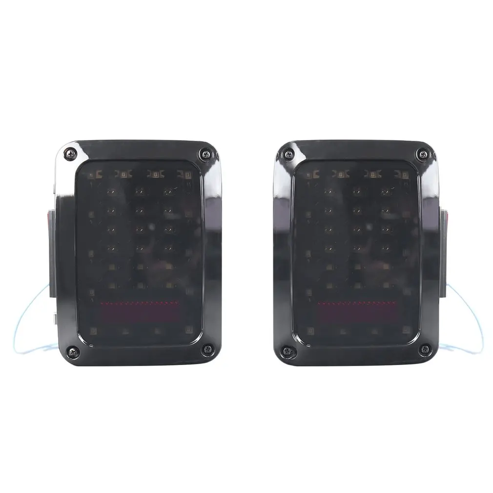 

2pcs LED Tail Lamp Smoked Taillight Reversing Lamps Turning Signal for Jeep for Wrangler First Generation Car Driving Hot