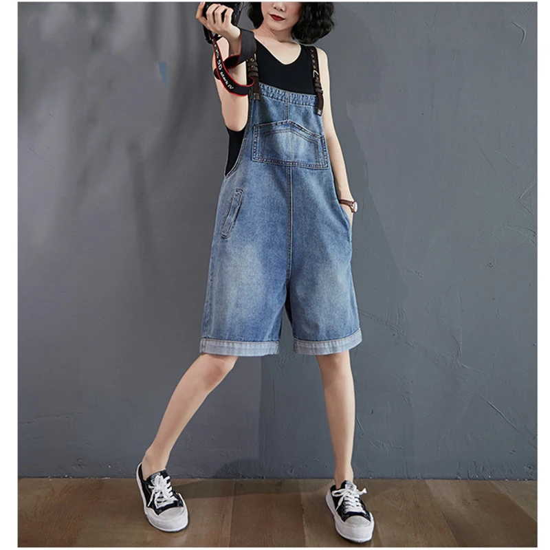 retro denim jumpsuit