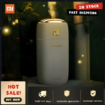 

Xiaomi Daewoo Mini Air Humidifier 260ml Large Capacity Mist Diffuser Usb Charging For Car Office Home Humidifier Humidor Gift