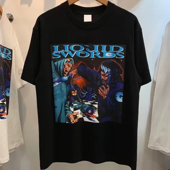 

18FW Week5 Liquid Swords T-shirt Men Women 1:1 High Quality T Shirt