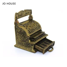 

JO HOUSE Mini Retro Cash Register Model Dollhouse Minatures Model Dollhouse Accessories