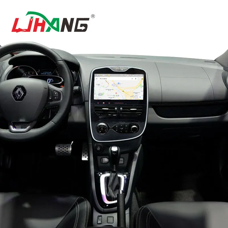 Best LJHANG 10.1" Android 9.0 Car Radio For Renault CLIO 2015 2016 2017 GPS WIFI 1 DIN Auto Stereo Multimedia Player 8 Core IPS USB 5