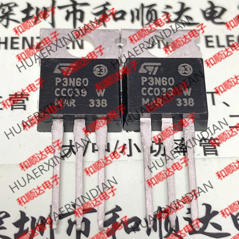 20 шт./лот STP3N60-220 600V 6A