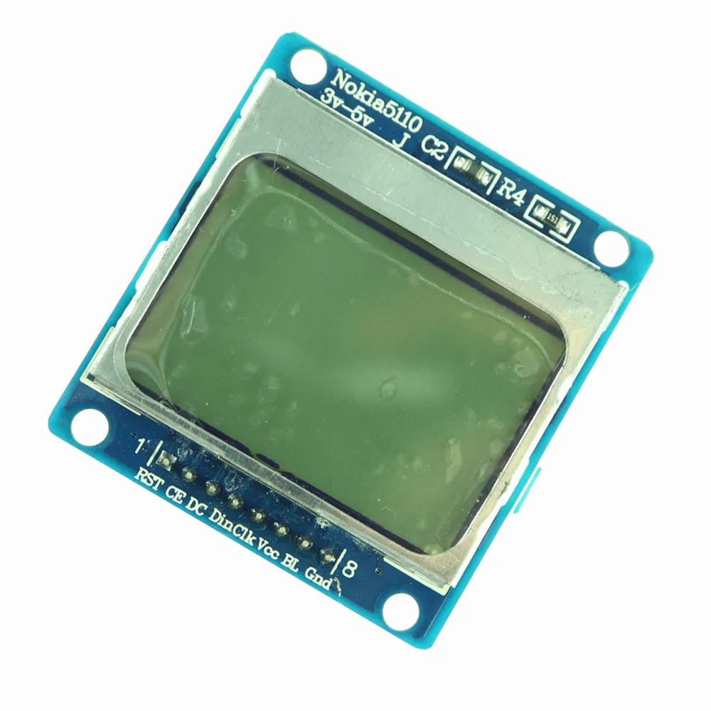 KJ208 LCD液晶屏模块 单片机开发板用 5110屏  兼容3310 LCD (6)_副本