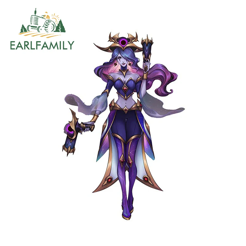 Earlfamily 13Cm X 8.5Cm Per Dark Cosmic Miss Fortune Lol Adesivi E Decalcomanie Per Auto Trunk Cartoon Accessori Per Auto In Vinile Impermeabile