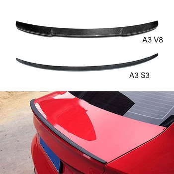 

Real Carbon Fiber Car Spoiler Wing for Audi A3 S3 2014-2016 8V 2014-2017 Auto Spoiler Car Styling Professional Rear Spoiler Wing