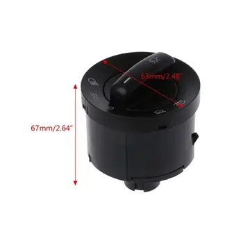 

Car Headlight Switch Fog Light Button For Golf MK5 Caddy JETTA TOURAN SAGITAR L9BC