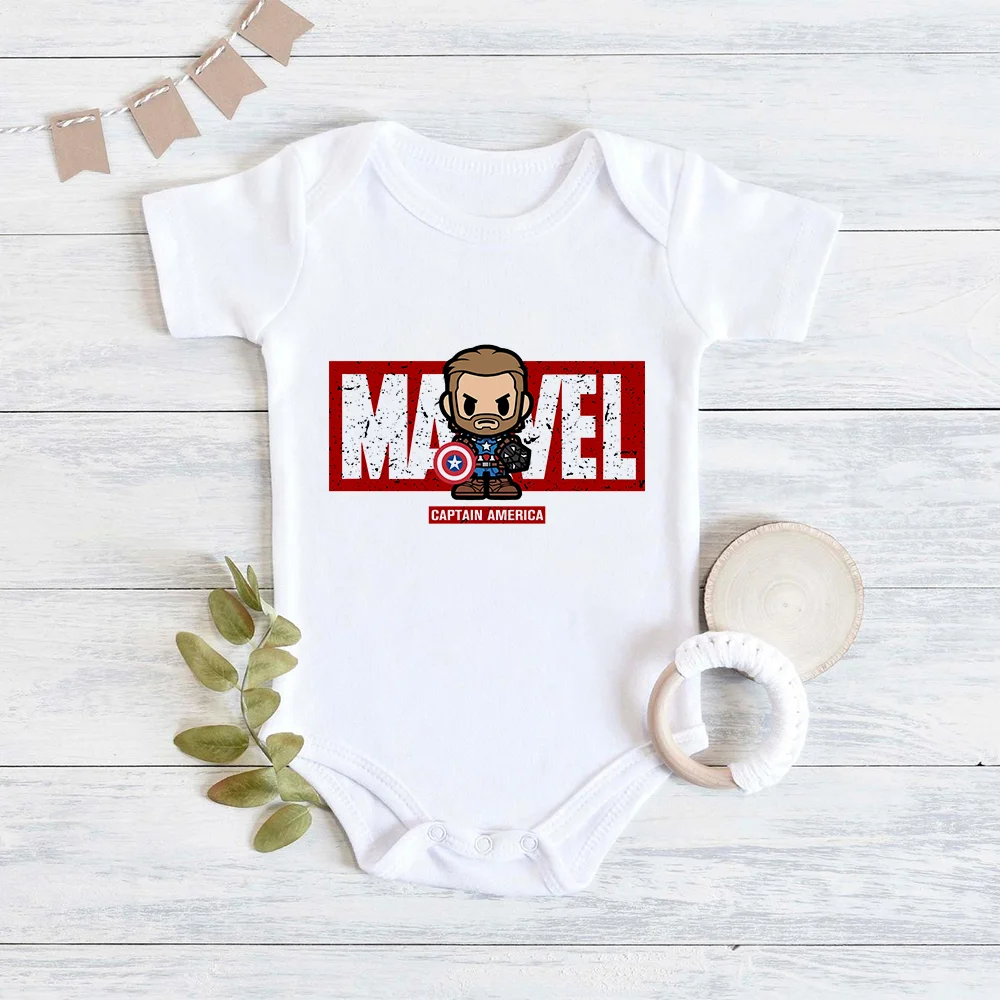 markering Wereldwijd Civiel Deadpool Newborn Baby Romper Infant Short Sleeve Marvel Boy Baby Clothes  Girl Print Suit Born Crawling Baby 0-24m - Bodysuits - AliExpress