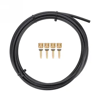 

3m 5.4mm Bike Hydraulic Disc Brake Hose Tube with Olive Connector Inserts Set Accessory for Tektro Hydraulic Brake Disc