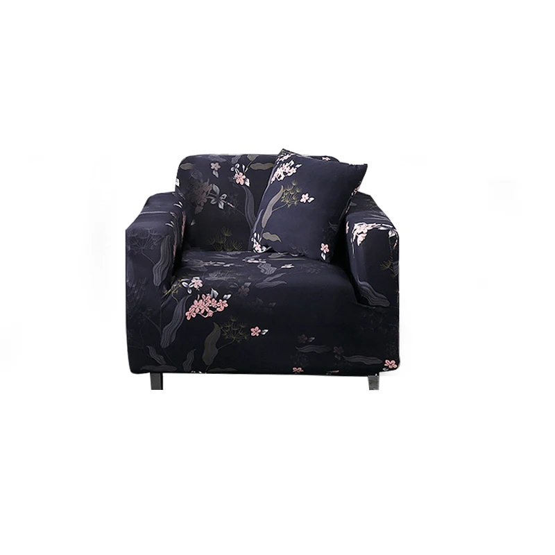 01One Seat Cover Спандекс Цветочный чехол для дивана, мебельный чехол, эластичный чехол для дивана, все включено, чехол для дивана+ наволочка, домашний декор D30 - Цвет: 01One Seat Cover