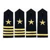 Sailor  Shoulder Strap Security Five-Pointed Star Arc Golden Embroidered Military Rank Decoration Cosplay Entertainment ► Photo 1/6