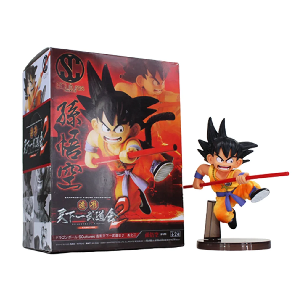 Anime Figure Dragon Ball Z Son Goku Childhood Toys for Children Action Figurine Doll BWFC Model Cute Gokou DBZ Juguetes Toy Gift