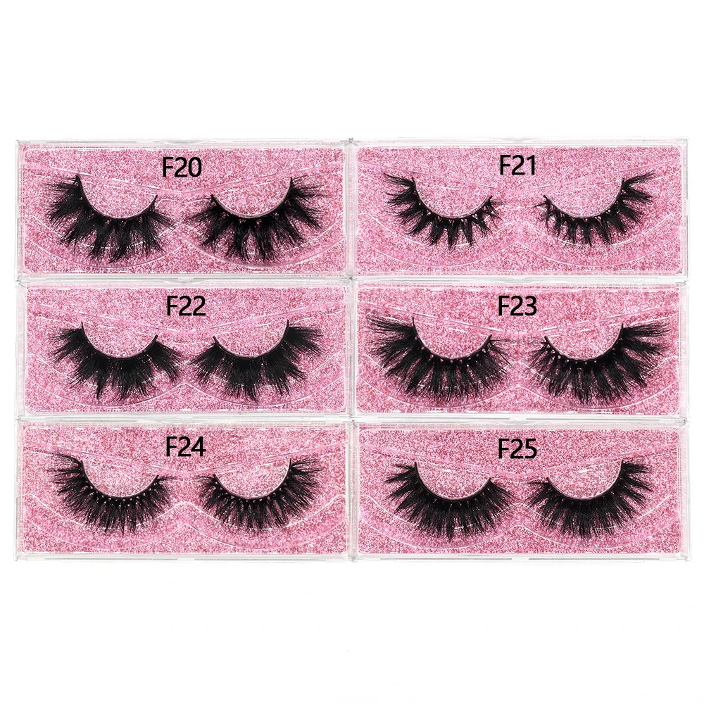 Eyelash Extension FOXESJI Makeup Eyelashes 3D Mink Lashes Natural Long Lasting Wispy Soft Eyelash Extension Fluffy Eye Lashes Mink False