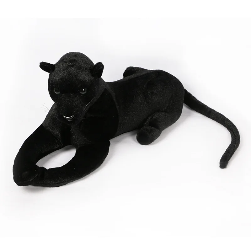 New Toy Real Life Toy Black Panther Plush Toy Large 58cm Lovely Panther  Leopard Doll,throw Pillow Birthday Gift S1428 - Stuffed & Plush Animals -  AliExpress