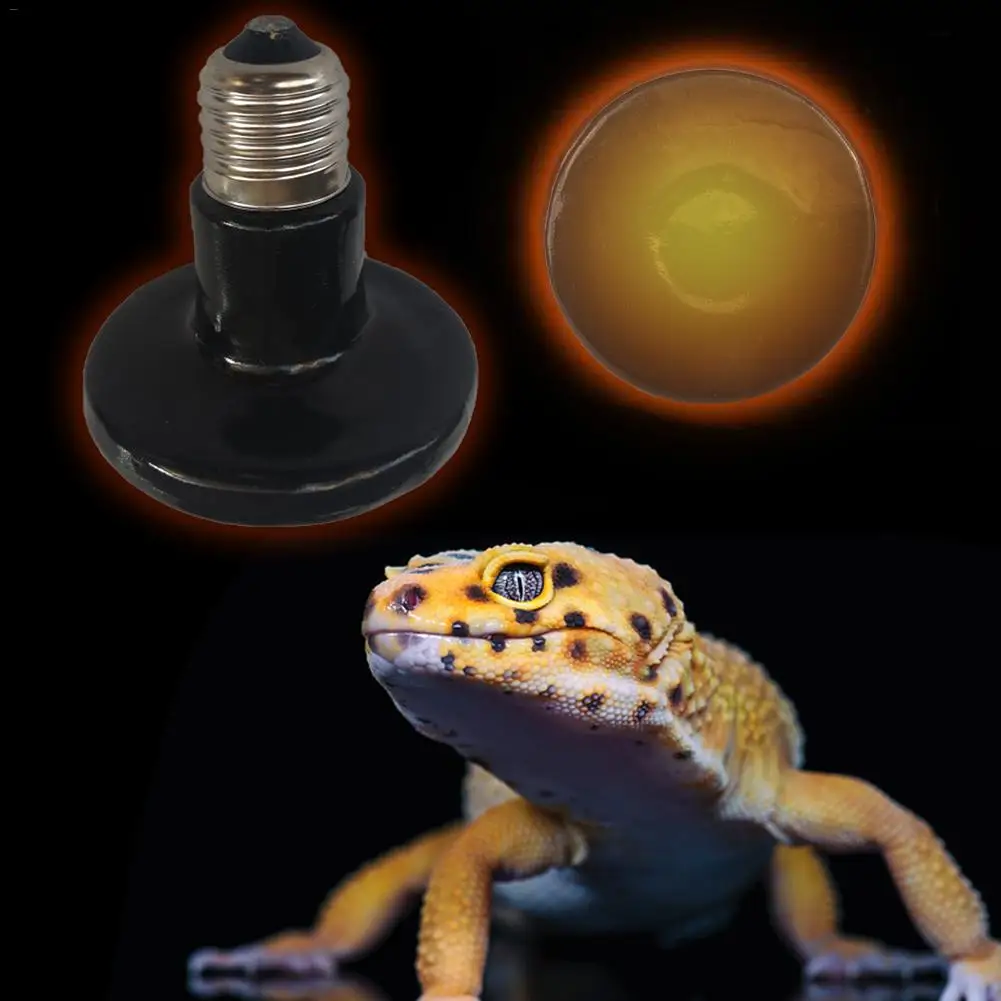 Лампа для рептилий лампы для рептилий в излучение в дальнем инфракрасном диапазоне Керамика с подогревом светильник накаливания для рептилии Pet инкубатор 220 240V лампа для рептилий