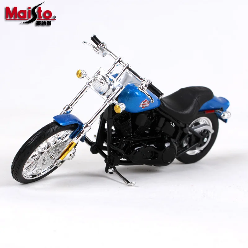 Ночной поезд Maisto 1:18 Davidson 2002 оригинальная Авторизованная модель мотоцикла из