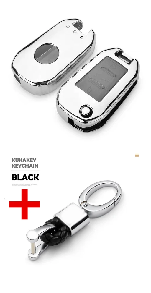 silver with keychain ТПУ автомобиль дистанционного брелок оболочки чехол для peugeot 3008 208 308 508 408 2008 307 4008 держатель кожи - Название цвета: silver with keychain