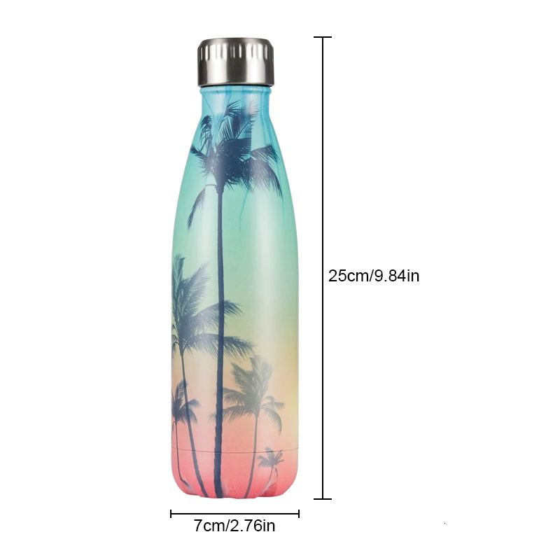 Double Walled Water Bottle Stainless Flask