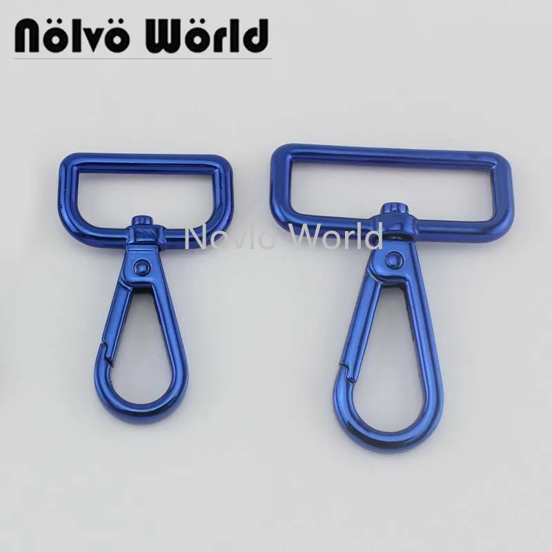 Clipes para Bolsa Alça de Ombro Pces Azul 38mm Swivel Snap Gancho 3 – 4 1 Fecho Bolsa Costura 10-30 Cor 26mm