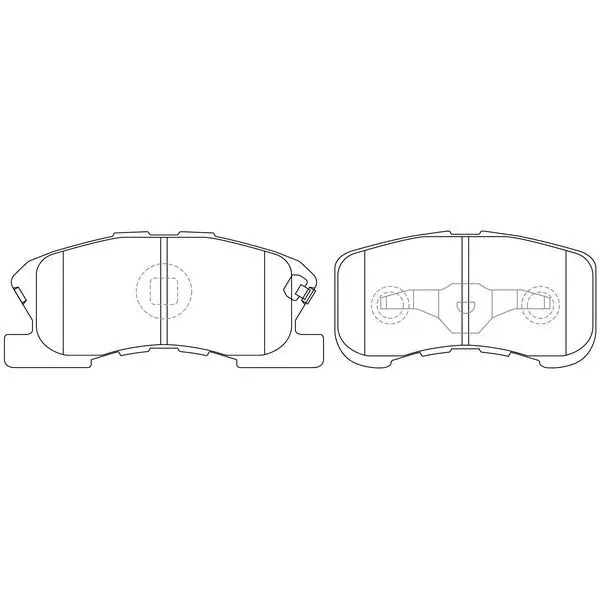 Колодки дисковые передние Daihatsu Sirion/YRV 1.0i/4WD/1.3 WTi Sport/Move 1.0i 98 FIT FP6168 | - Цена: 