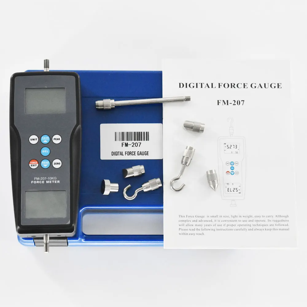 Pull Push Force Gauge цифровой измеритель усилия 98N динамометр FM-207-10K