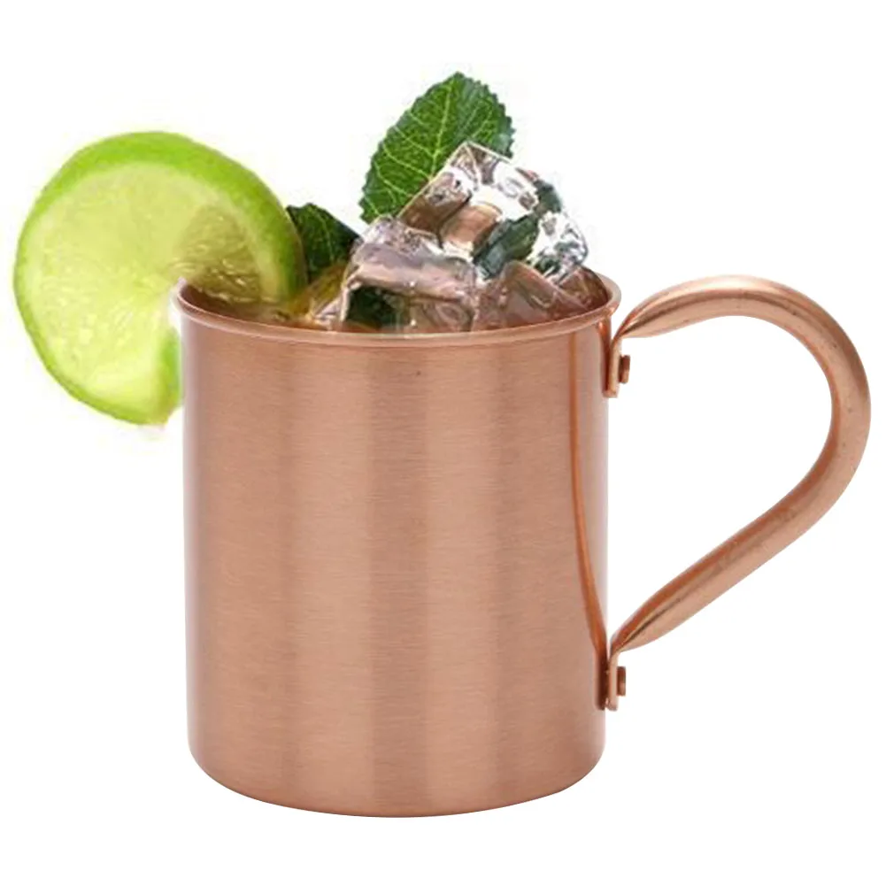 

420ml Cocktail Mug Mule Coffee Milk Pure Copper Cup Moscow Smooth Solid Water Beer
